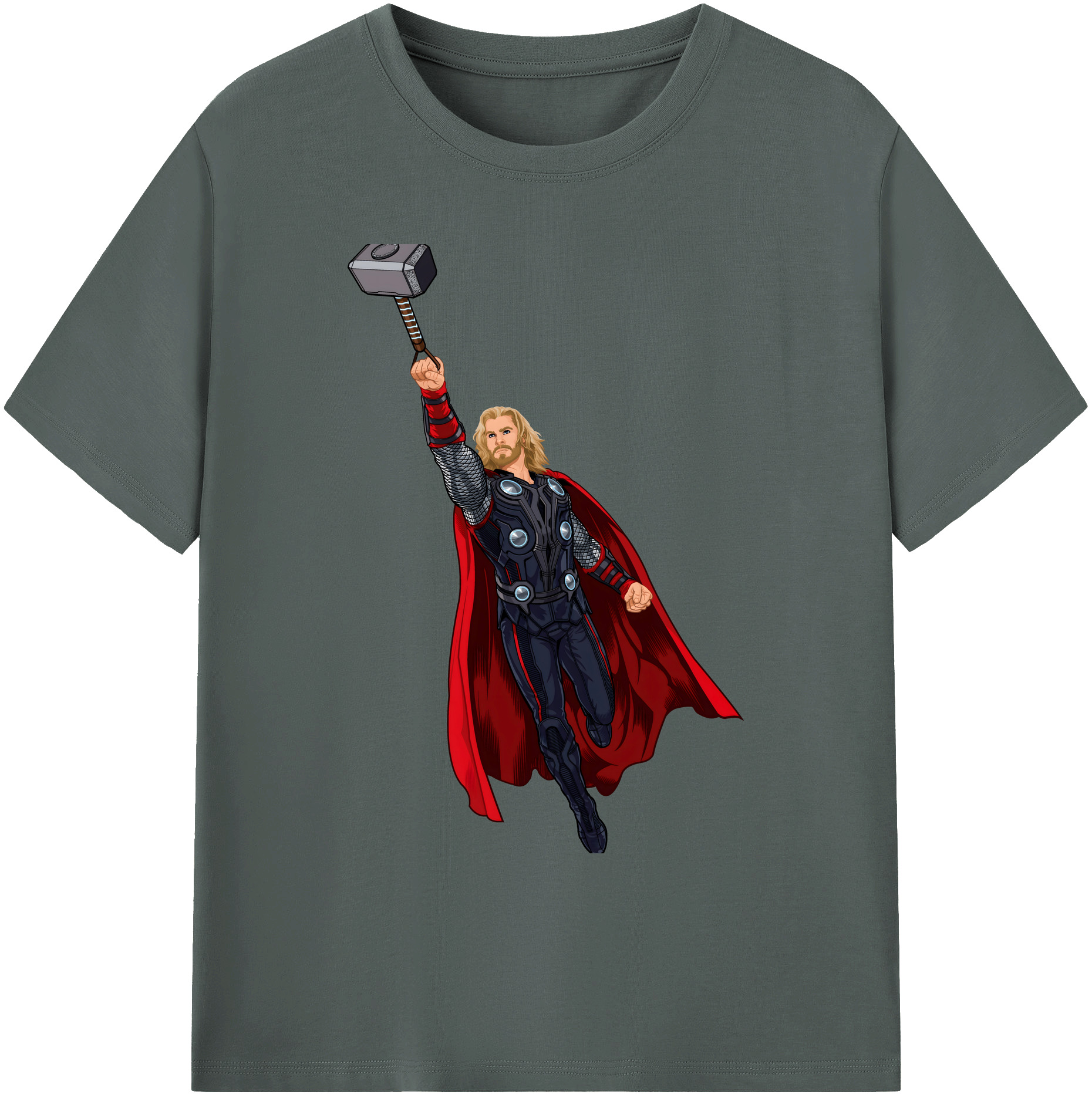 （画像用） アベンジャーズ The Avengers 綿100％ メンズ半袖Tシャツ｜肌触りやわらか＆通気性